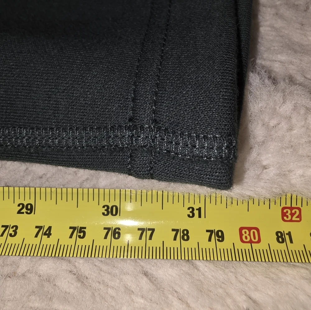 Skims Cotton Fleece Straight Leg Pant in Spruce NWT Size Small - Picture 16 of 16